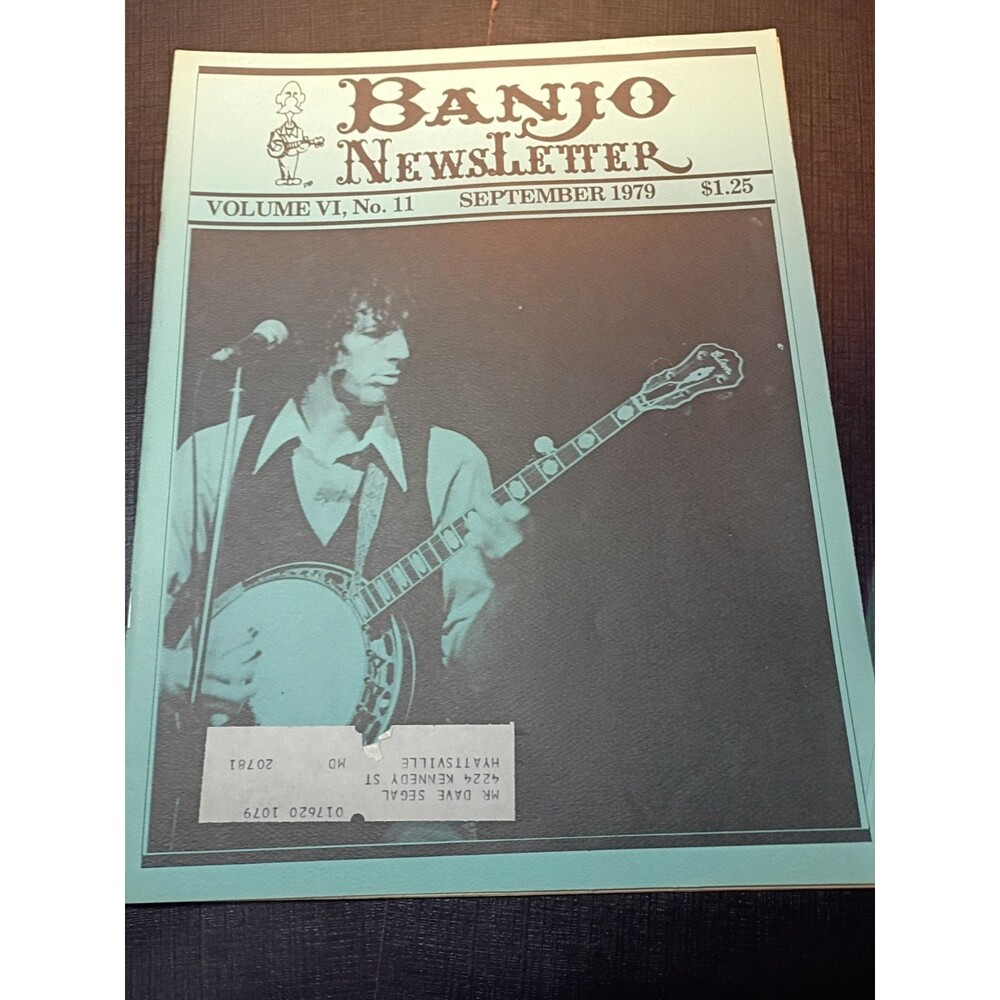 Lot of 4 Banjo Newsletters 5-String Vintage Magazine Aug/Oct 1977, May/Sept 1979 - Picture 2 of 9